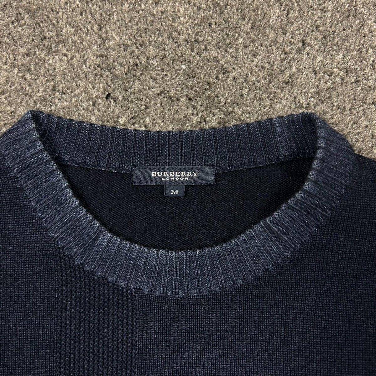 Burberry London Nova Check Knit Jumper M