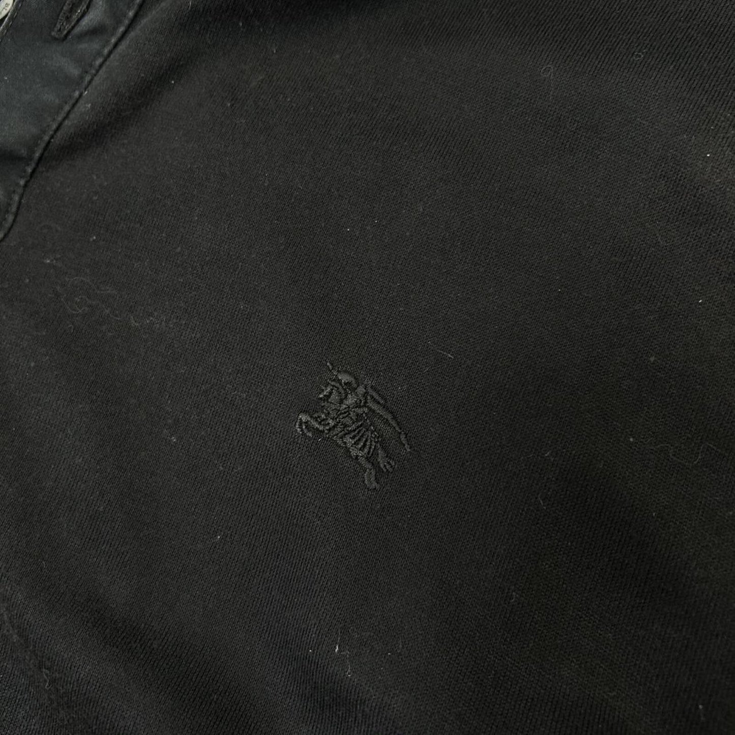 Burberry Black Label Nova Check Long Sleeve Polo S