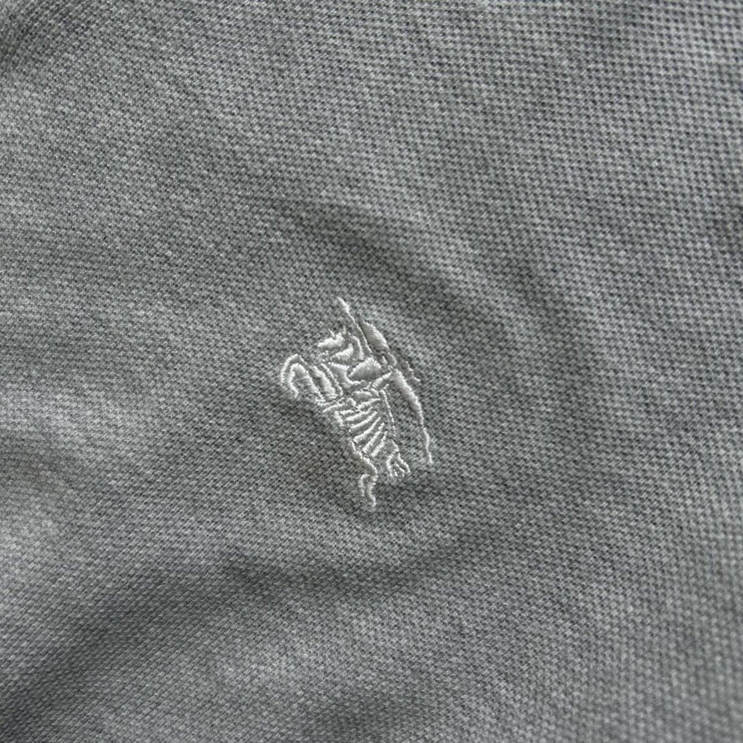 Burberry Brit Nova Check Long Sleeve Polo Shirt S