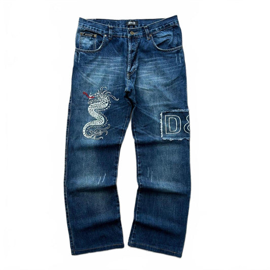 Vintage Dolce Gabbana Relaxed Straight Jeans W32 L31