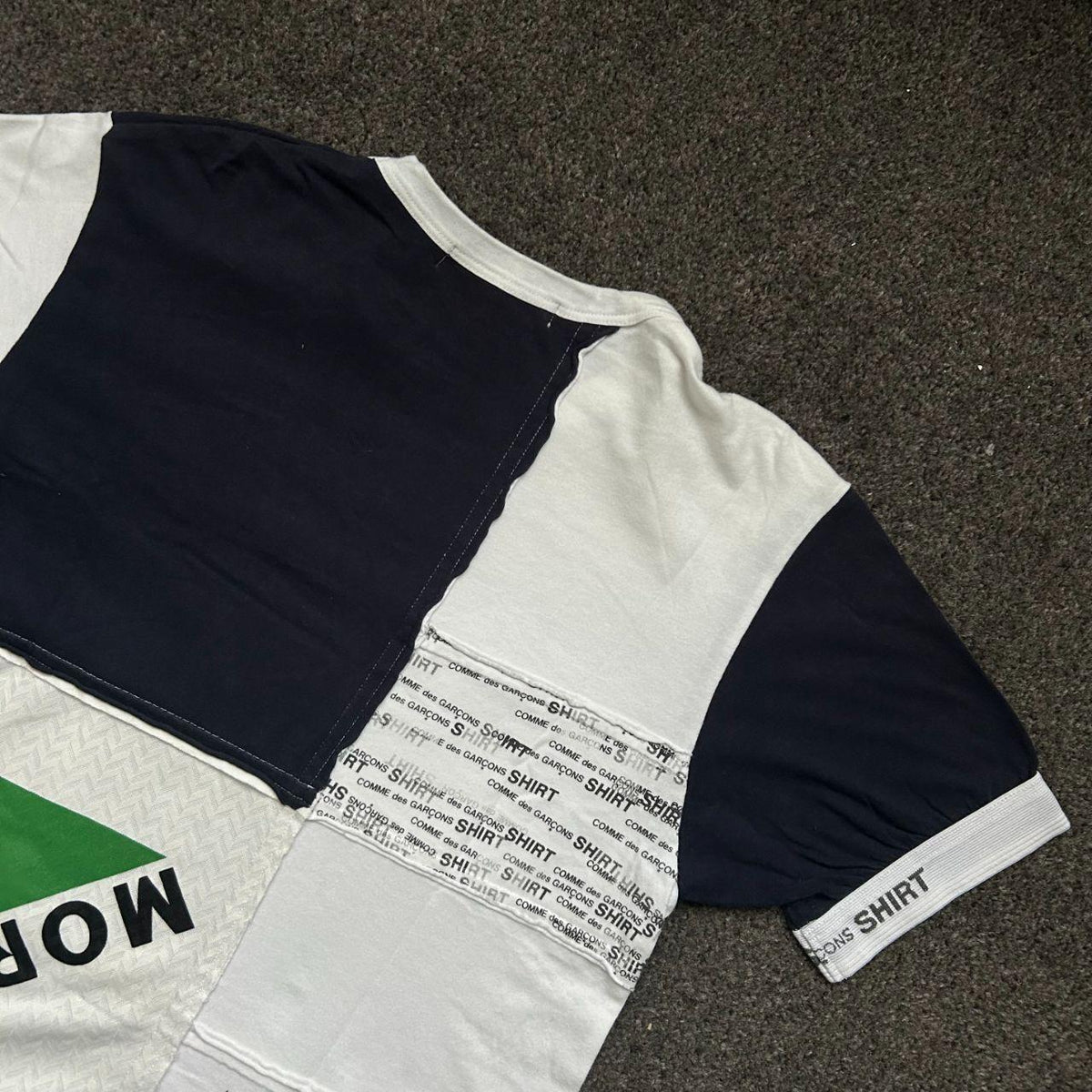 Comme Des Garcons SHIRT Monogram Patchwork T-Shirt S