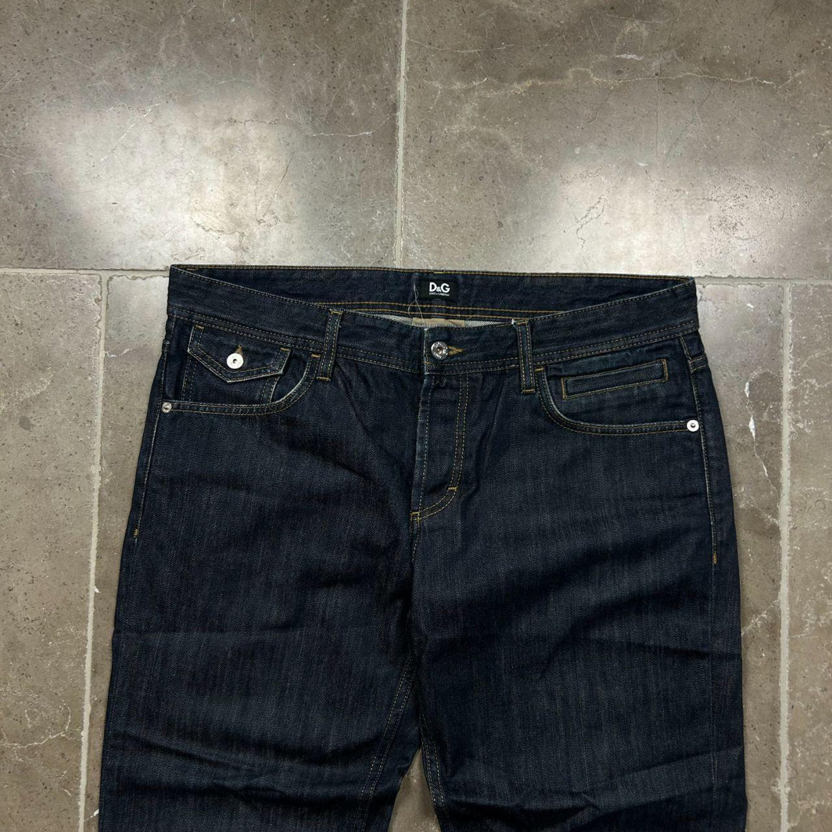 Dolce Gabbana Straight Leg Raw Denim Jeans W34 L33