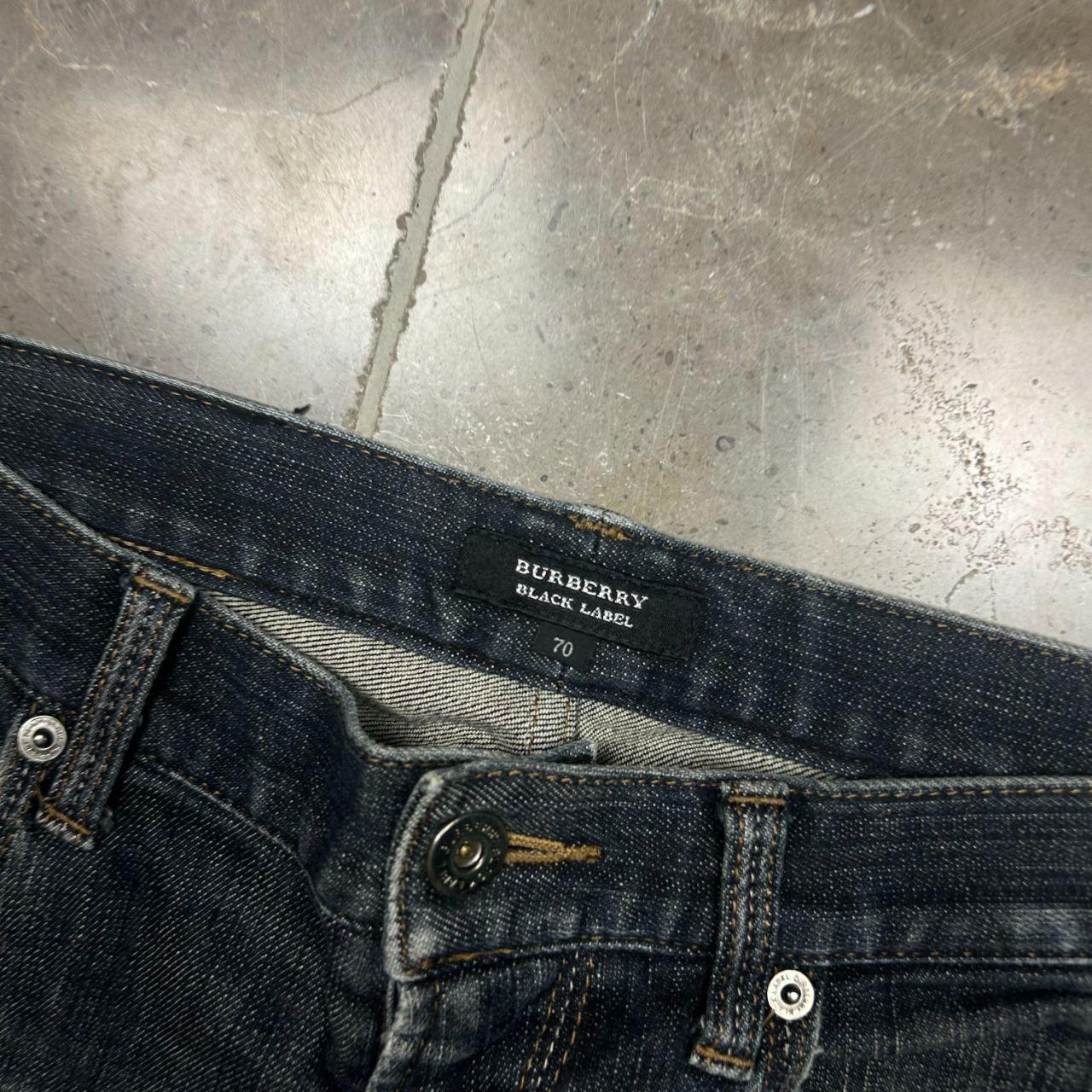 Vintage Burberry Black Label Bootcut Ripped Jeans W28 L29