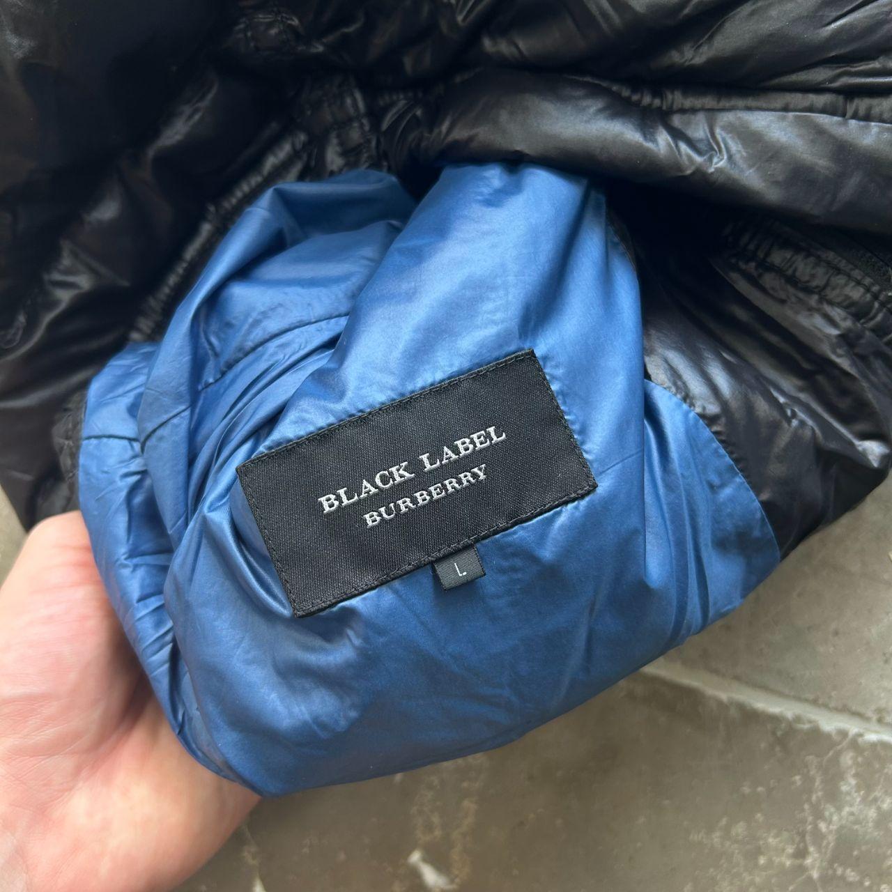 Vintage Burberry Black Label Puffer Jacket Black M