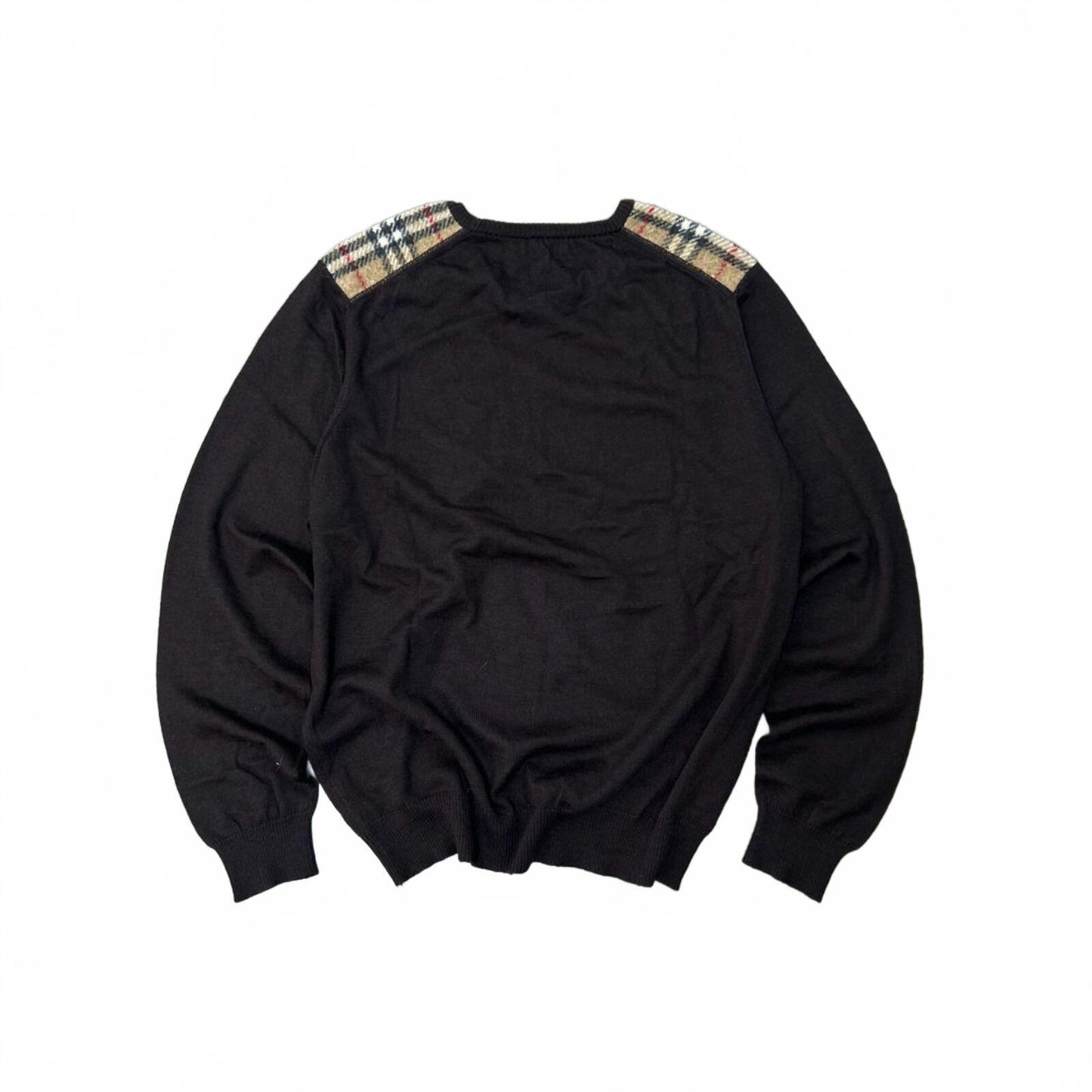 Burberry London Nova Check Knit Jumper L