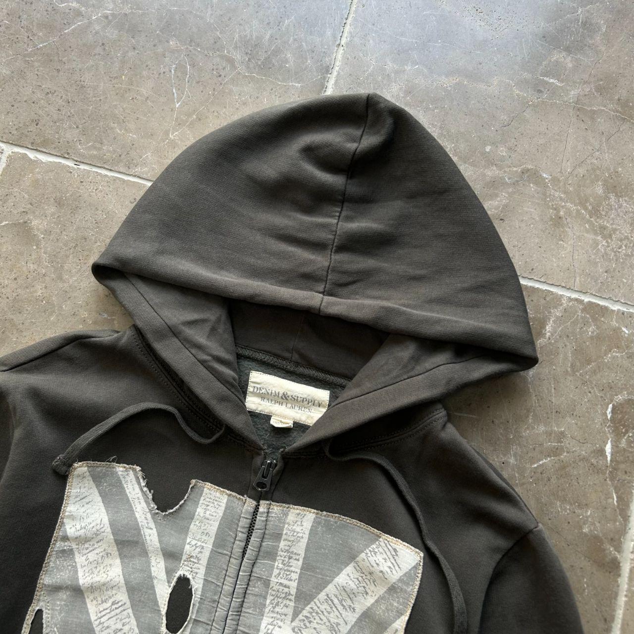 Ralph Lauren Denim and Supply Union Jack Zip Up Hoodie L