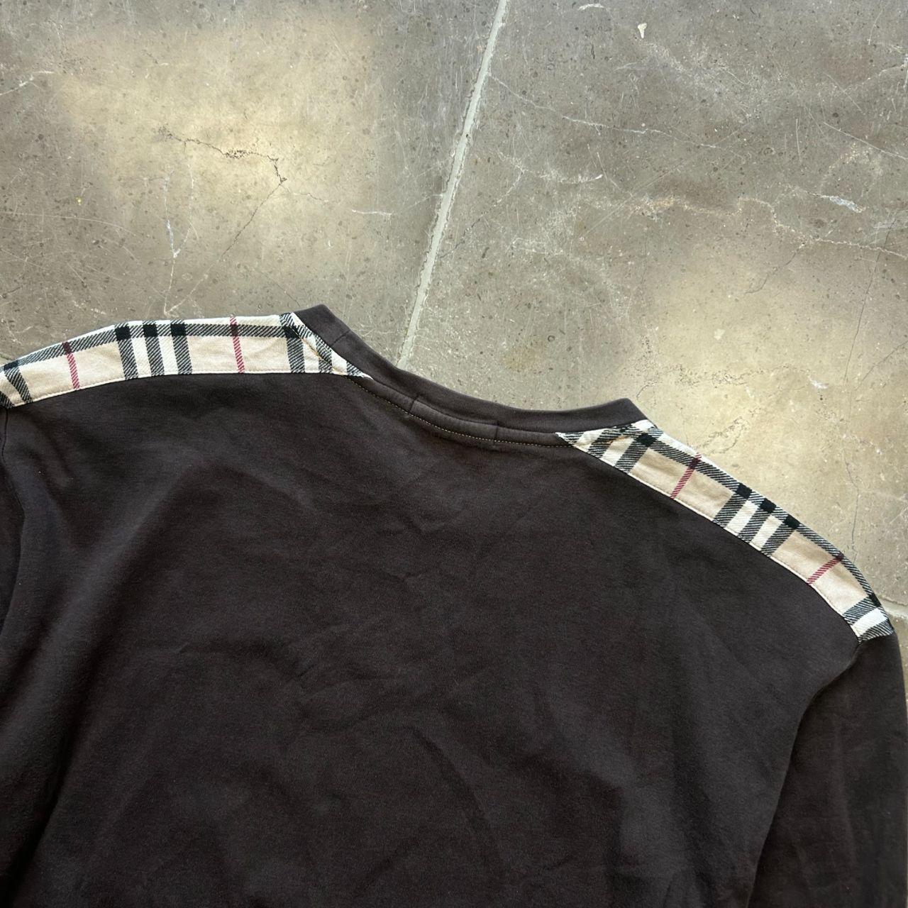 Burberry Black Label Nova Check Long Sleeve T Shirt M