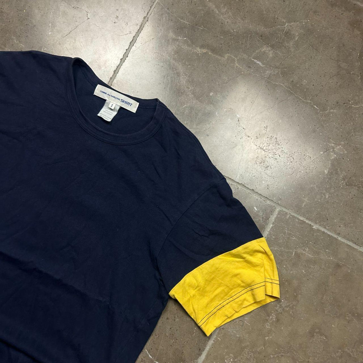 Comme Des Garcons SHIRT Two Tone T-Shirt S