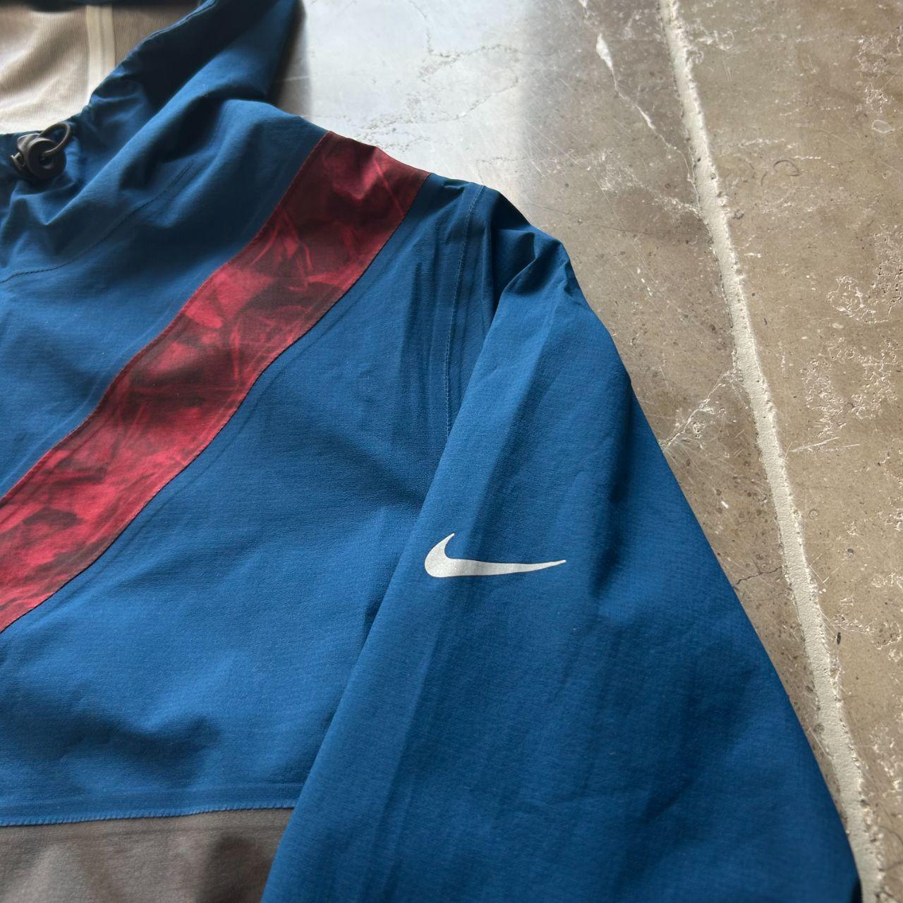 Nike x Undercover Gyakusou Blue Reflective 3M Hooded Windbreaker Jacket