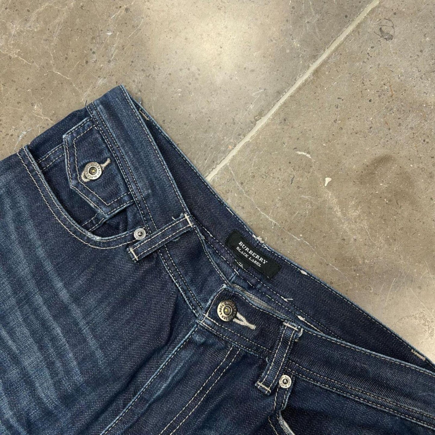 Vintage Burberry Black Label Relaxed Bootcut Jeans W28 L28