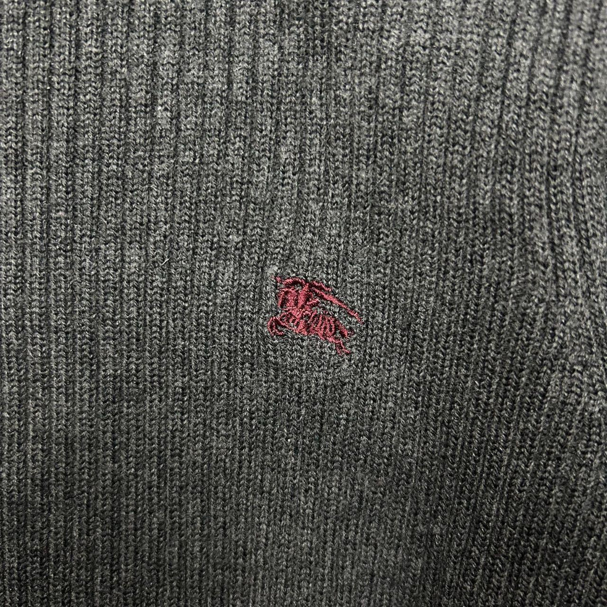 Burberry Black Label Nova Check Ribbed Knit Jumper M