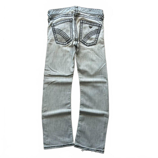 Vintage Emporio Armani Jeans Straight Relaxed Straight Jeans W30 L30