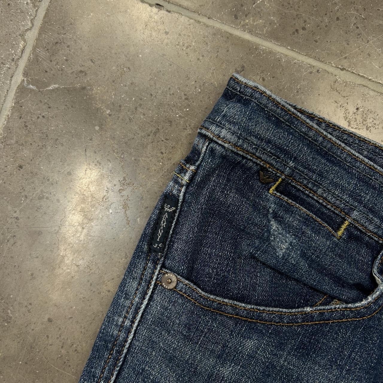 Vintage Armani Jeans Bootcut Flared Jeans W30 L30