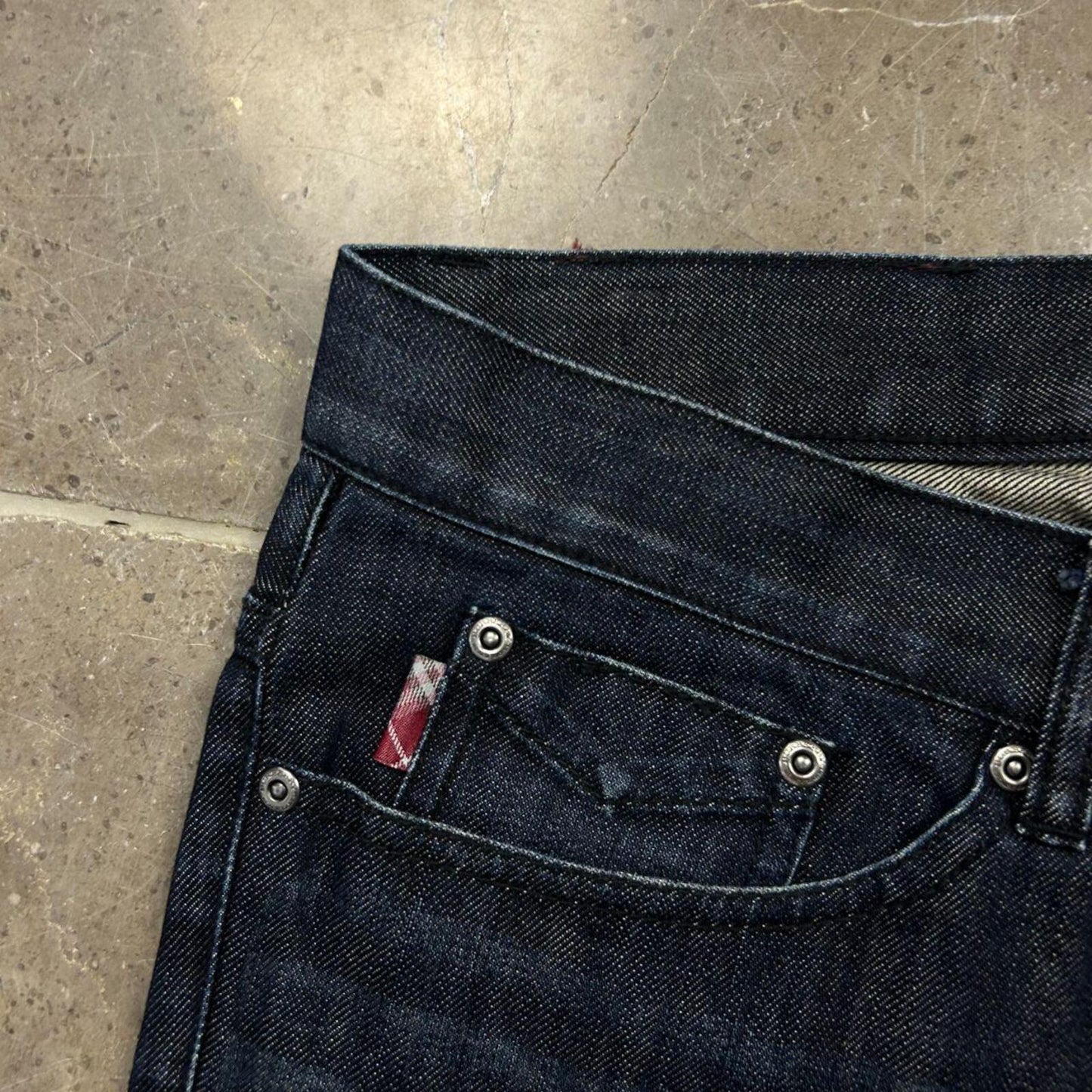 Vintage Burberry Black Label Relaxed Straight Jeans W34 L30