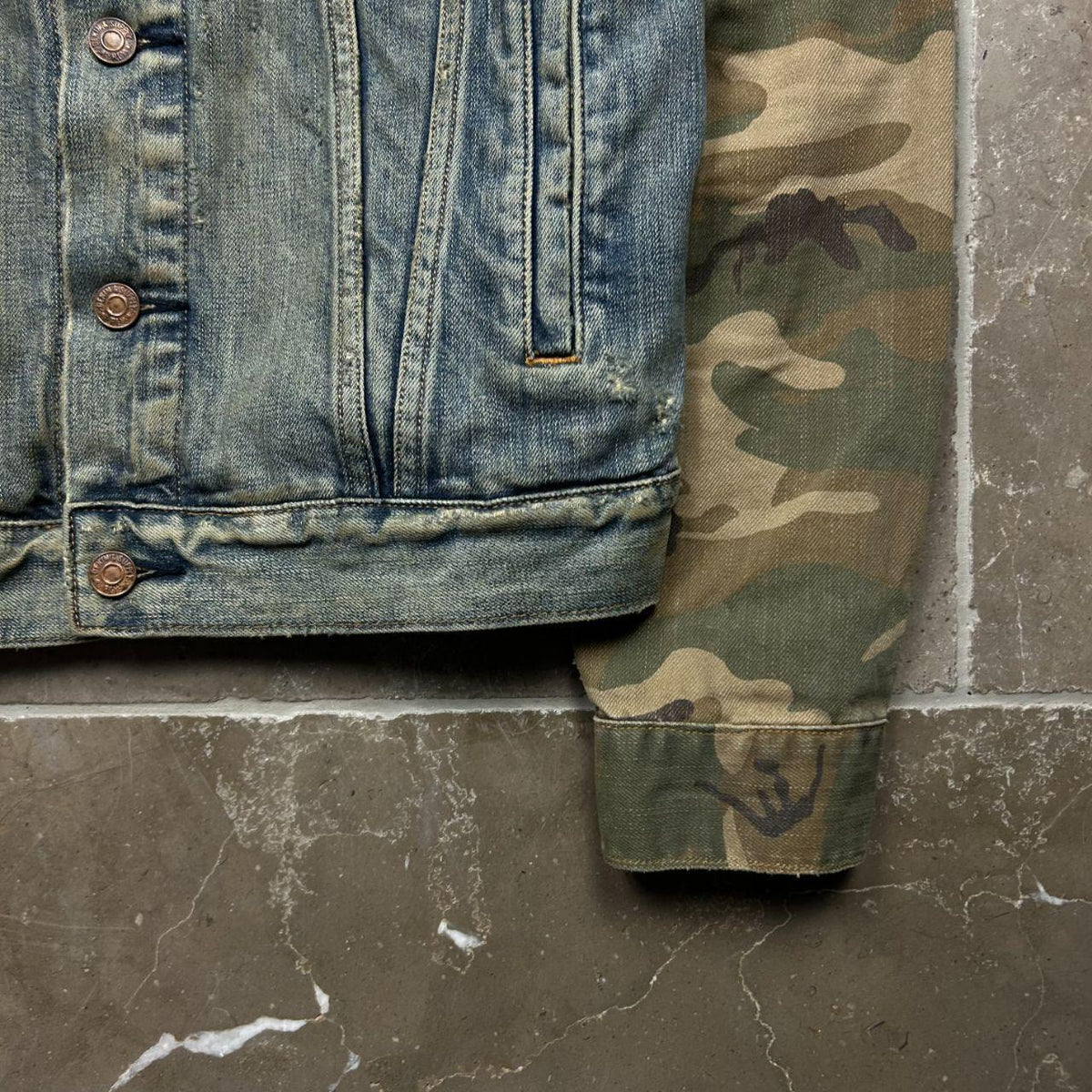 Ralph Lauren Denim & Supply Camo Denim Jacket S