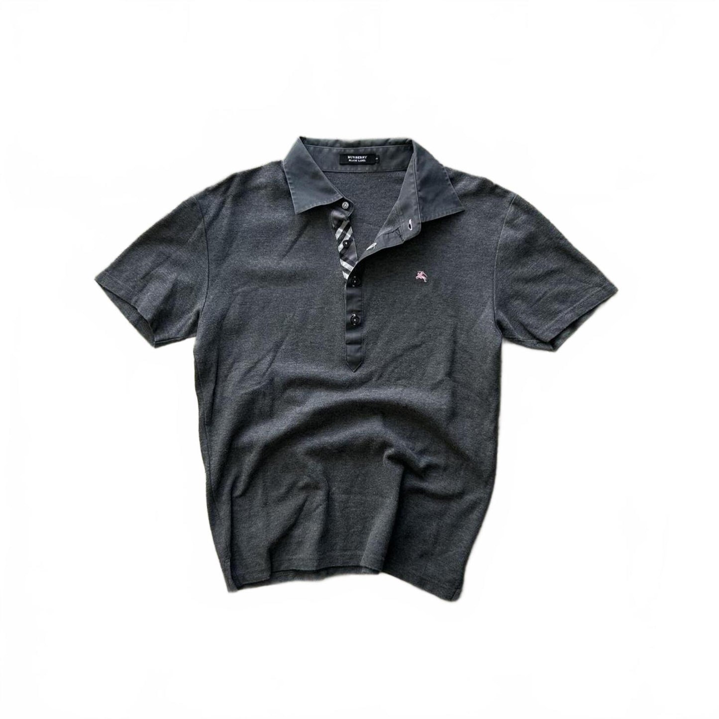 Burberry Black Label Nova Check Polo Shirt S