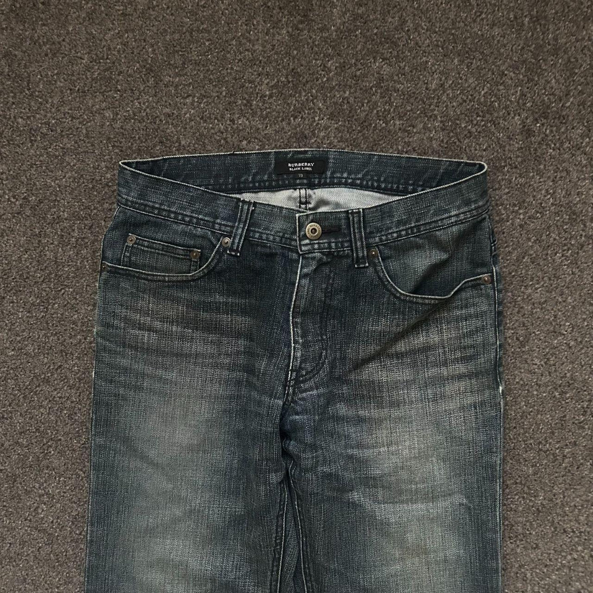 Vintage Burberry Black Label Relaxed Straight Jeans W28 L30