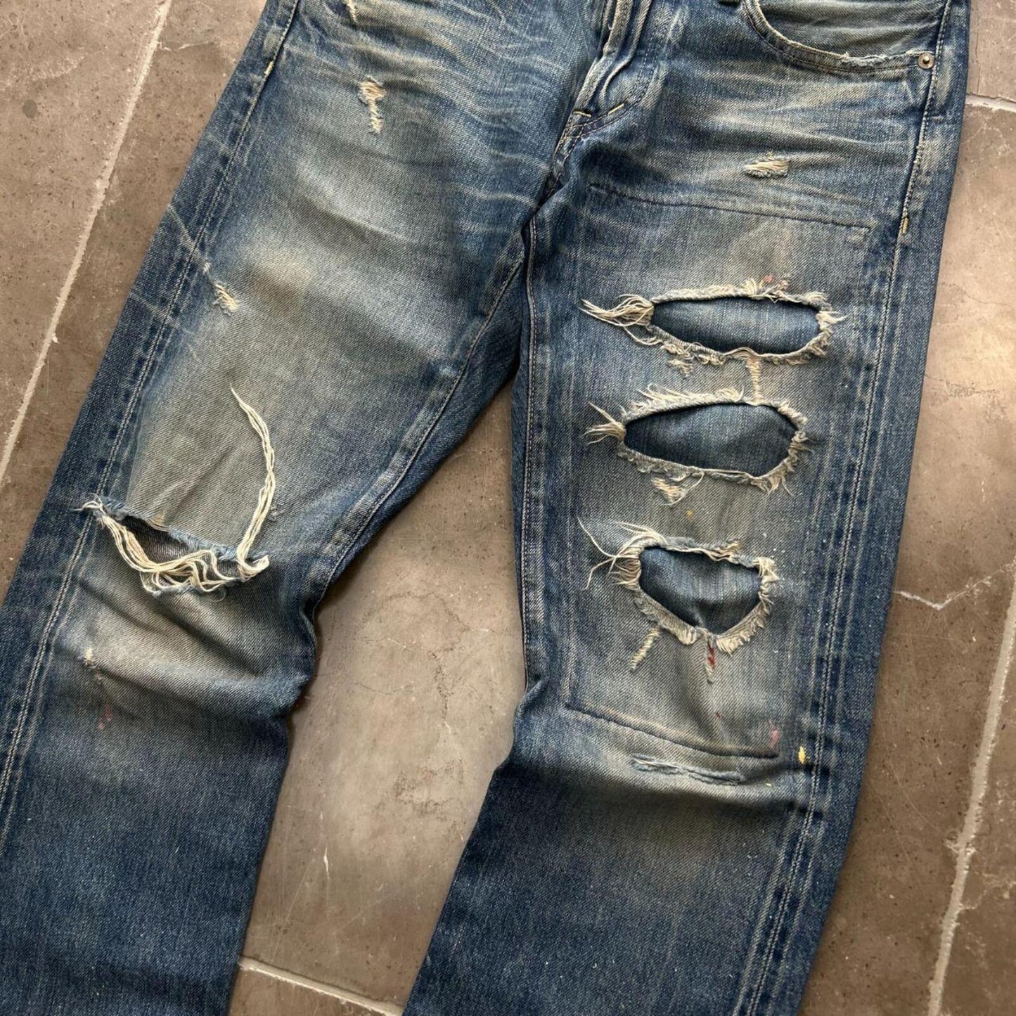 Hysteric Glamour Slim Straight Studded Denim Jeans W30 L33
