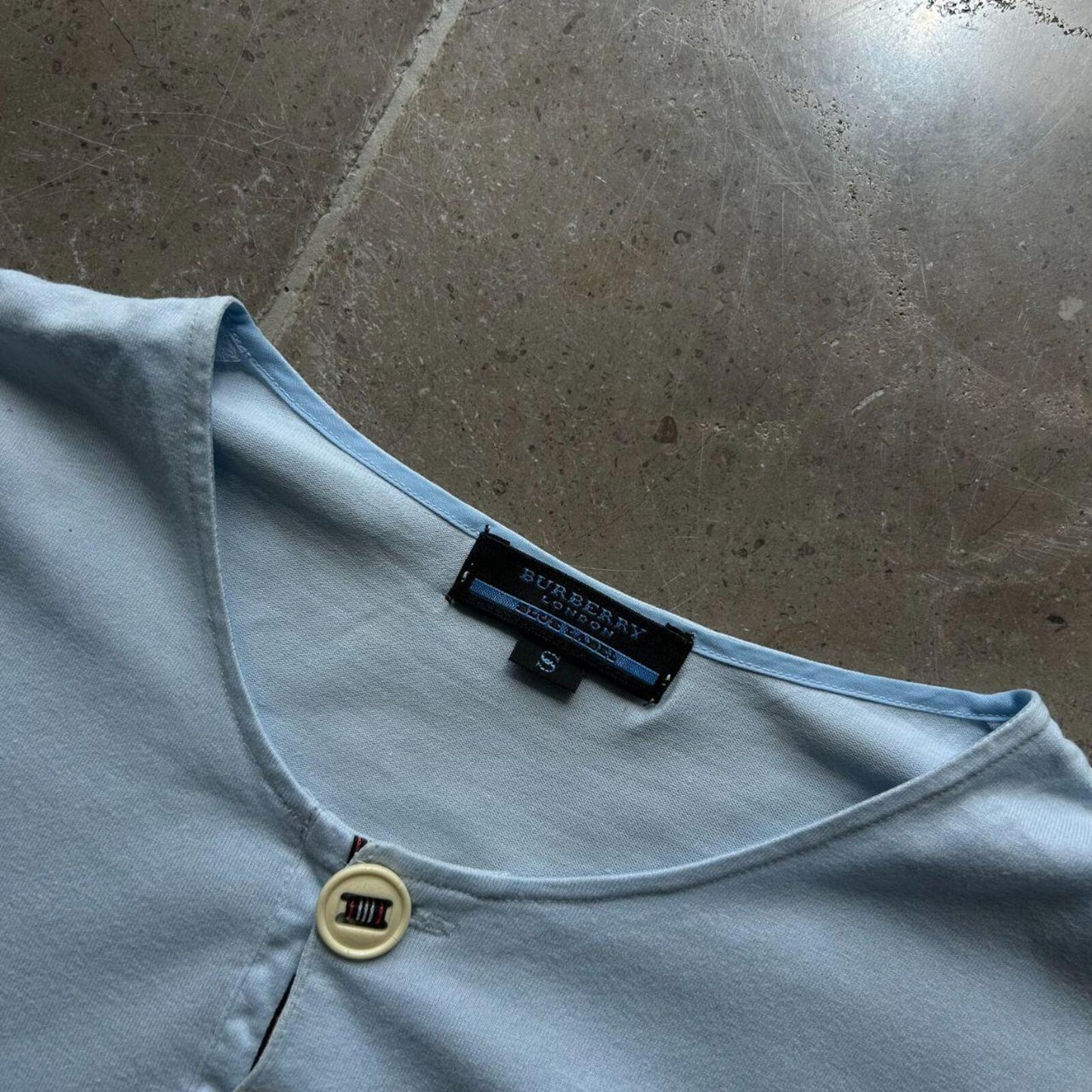 Burberry Blue Label Lightweight Henley T Shirt S