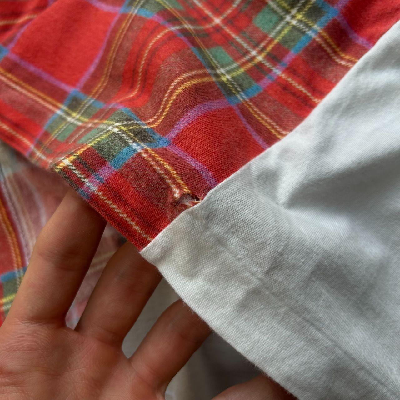 Comme Des Garcons Plaid T-Shirt XS