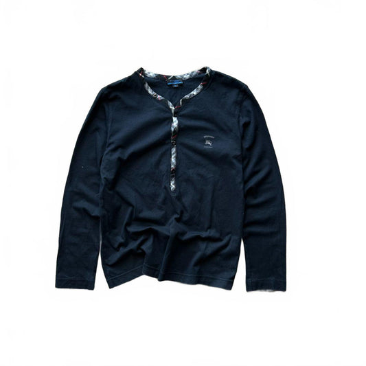Burberry Blue Label Nova Check Henley T Shirt S