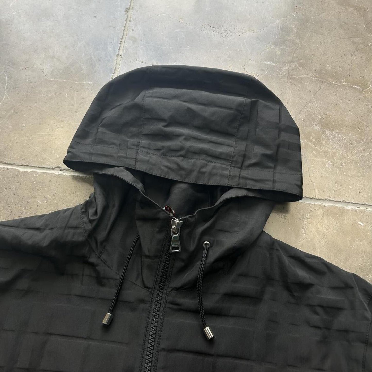 Burberry Black Label Shadow Check Windbreaker Jacket S