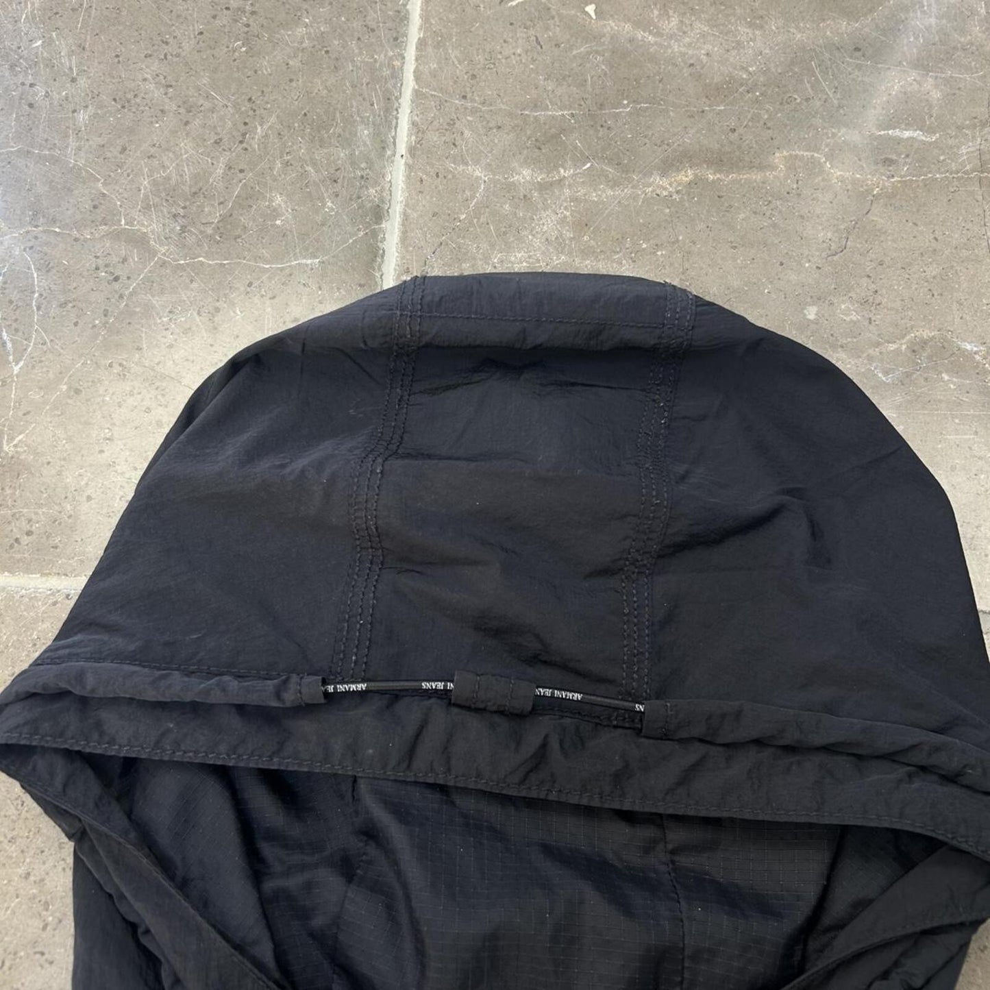 Vintage Armani Jeans Nylon Windbreaker Jacket L