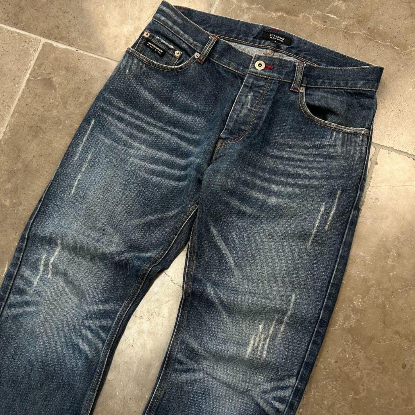 Vintage Burberry Black Label Relaxed Straight Jeans W30 L28