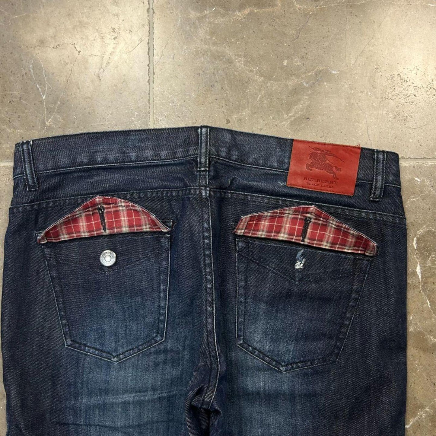 Vintage Burberry Black Label Relaxed Straight Jeans W34 L30