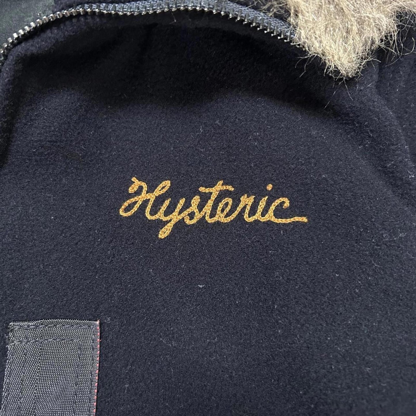 Hysteric Glamour Fur Hood Bomber Jacket M