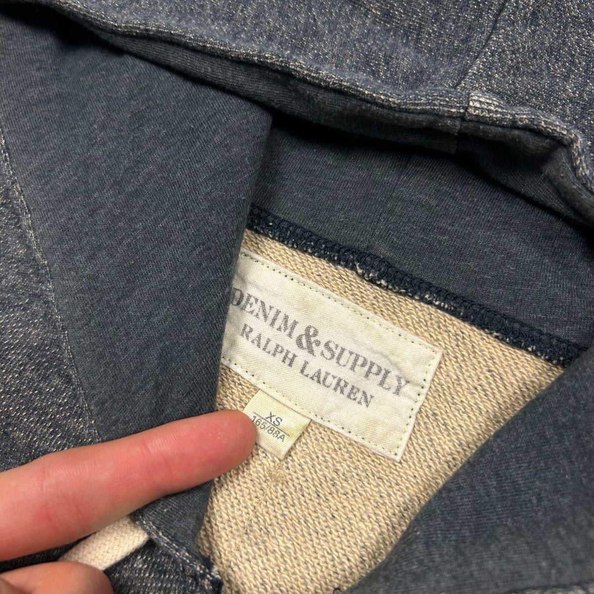 Ralph Lauren Denim and Supply USA Zip Up Hoodie XS