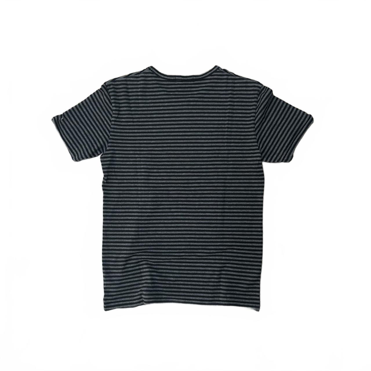 Burberry Black Label Striped Short Sleeve T Shirt 2