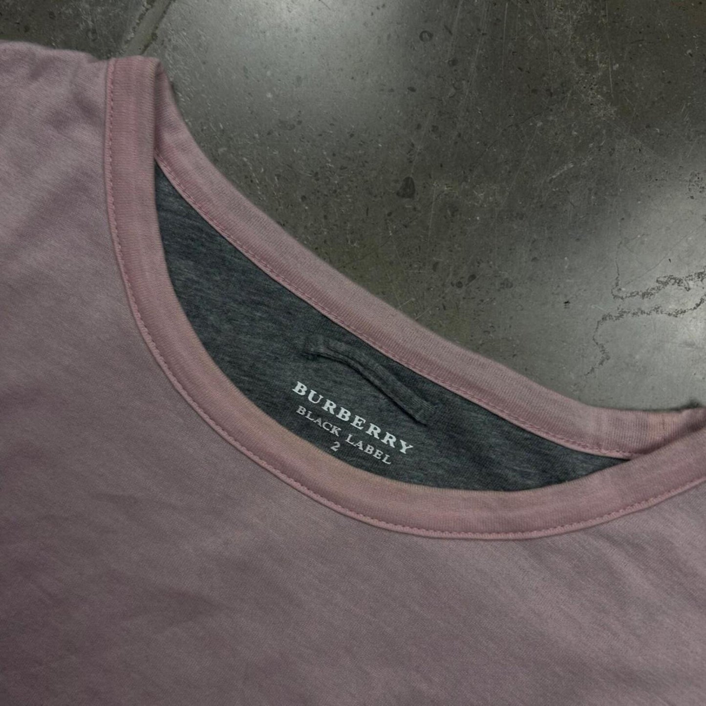 Burberry Black Label Reversible Long Sleeve T Shirt S