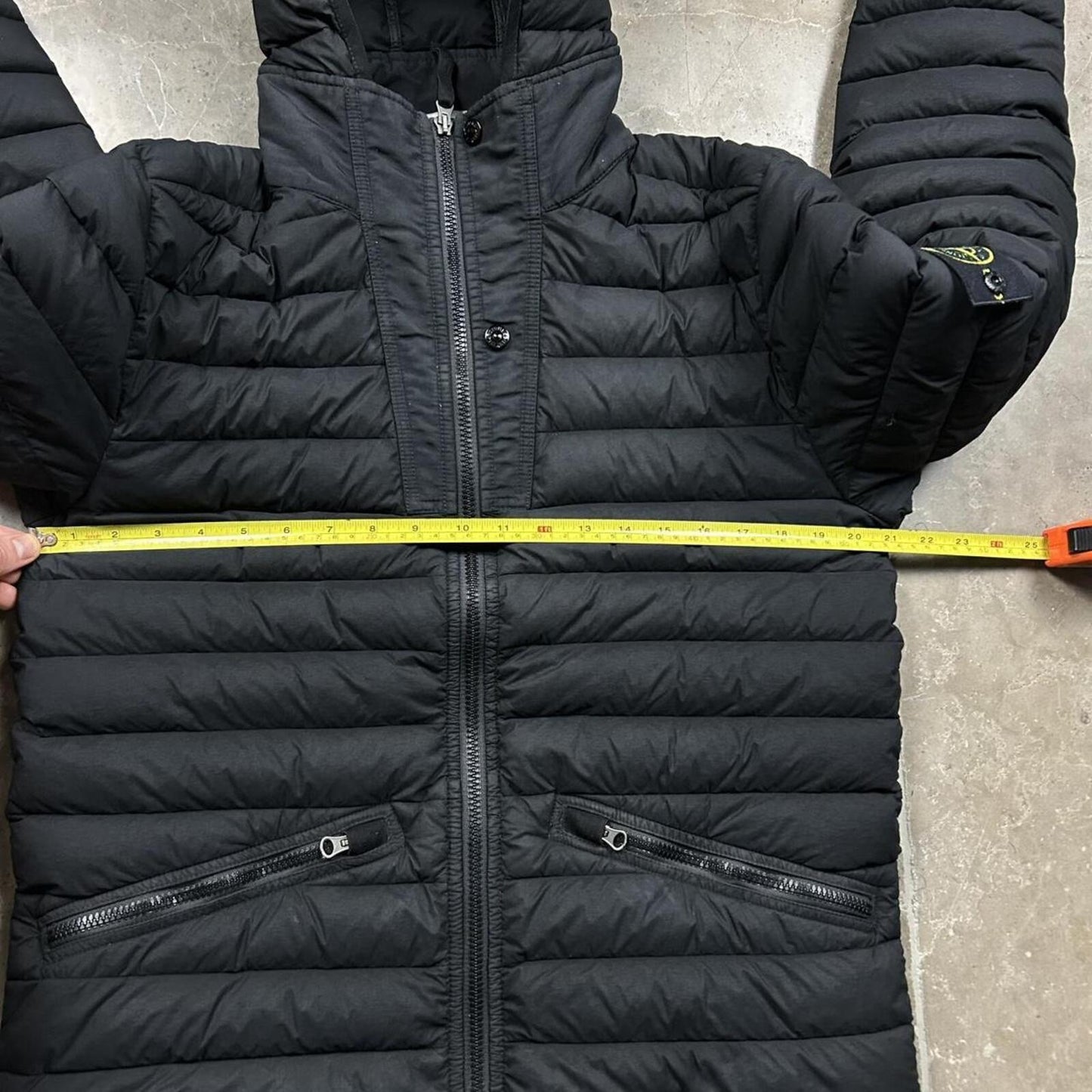 Stone Island Loom Woven Down Puffer Jacket M