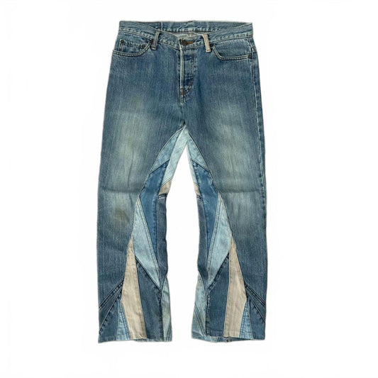 Hysteric Glamour Patchwork Flared Denim Jeans W30 L27