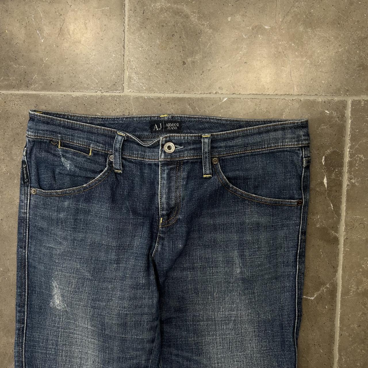 Vintage Armani Jeans Bootcut Flared Jeans W30 L30