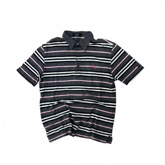 Burberry Black Label Striped Polo Shirt S