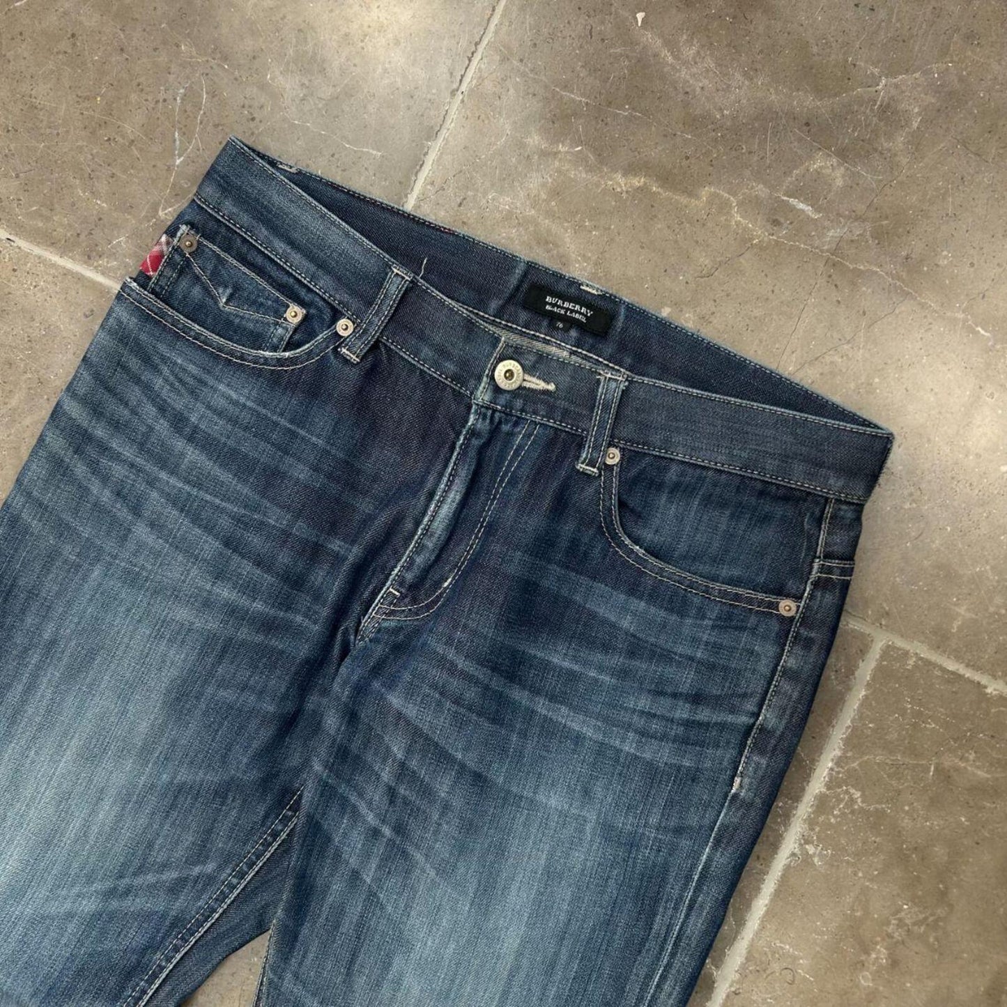 Vintage Burberry Black Label Relaxed Bootcut Jeans W30 L29