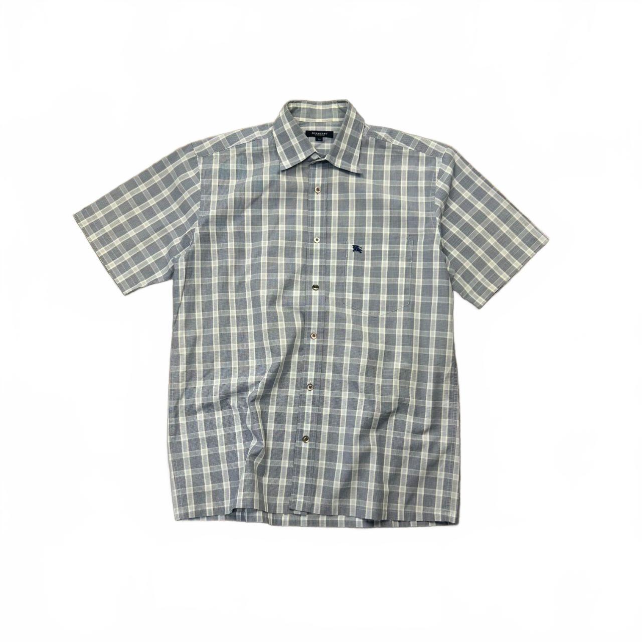Burberry London Plaid Check Button Up Shirt L