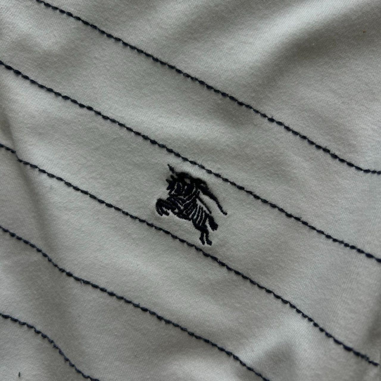 Burberry Black Label Striped Long Sleeve T Shirt M