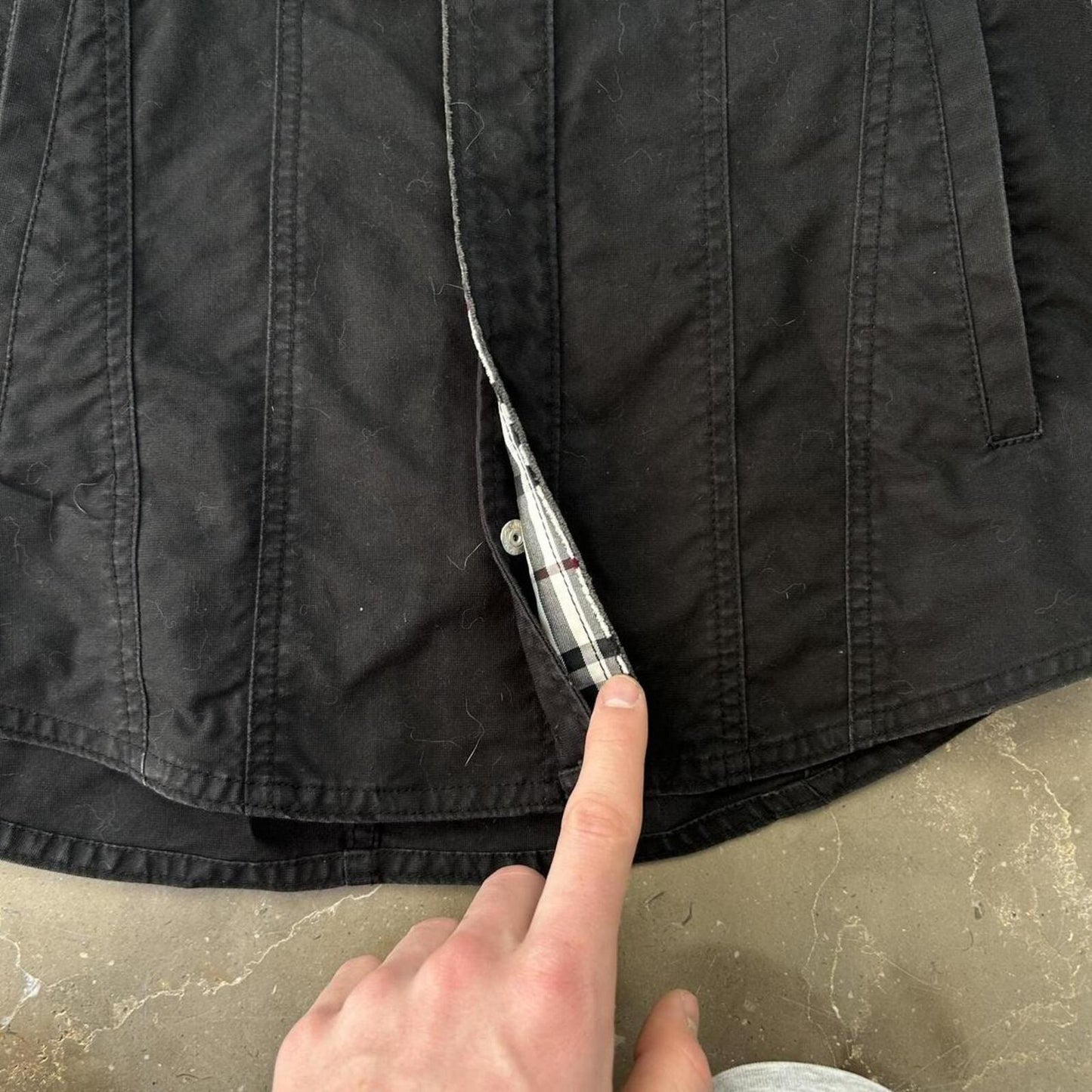 Burberry Black Label Military Utility Jacket / Over Shirt S