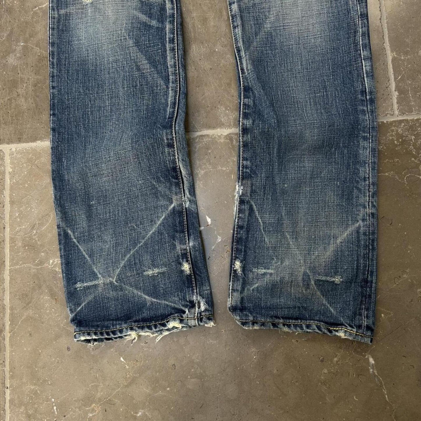 Hysteric Glamour Skinny Studded Ripped Denim Jeans W30 L32