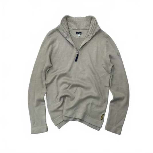 Vintage Armani Jeans Knitted Quarter Zip Jumper M