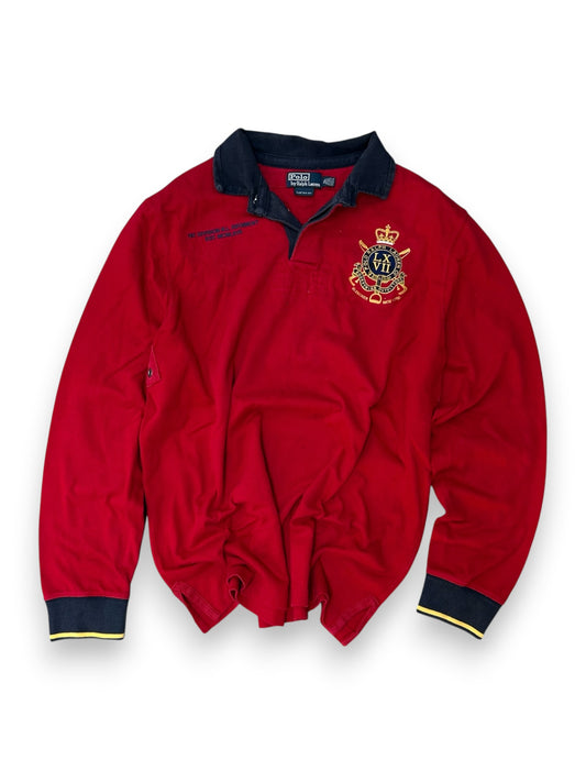 Vintage Ralph Lauren Rugby Long Sleeve Polo Shirt XL