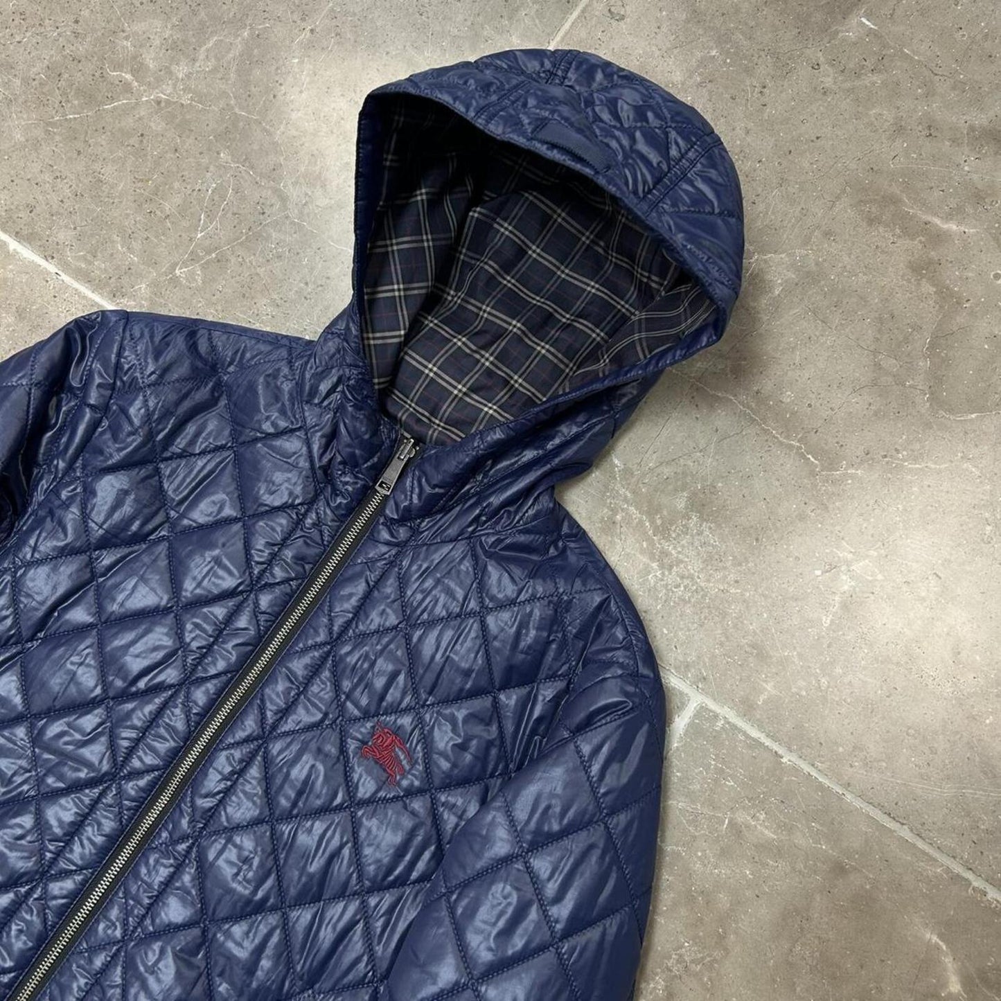 Burberry Black Label Reservable Diamond Stitch Puffer Jacket S