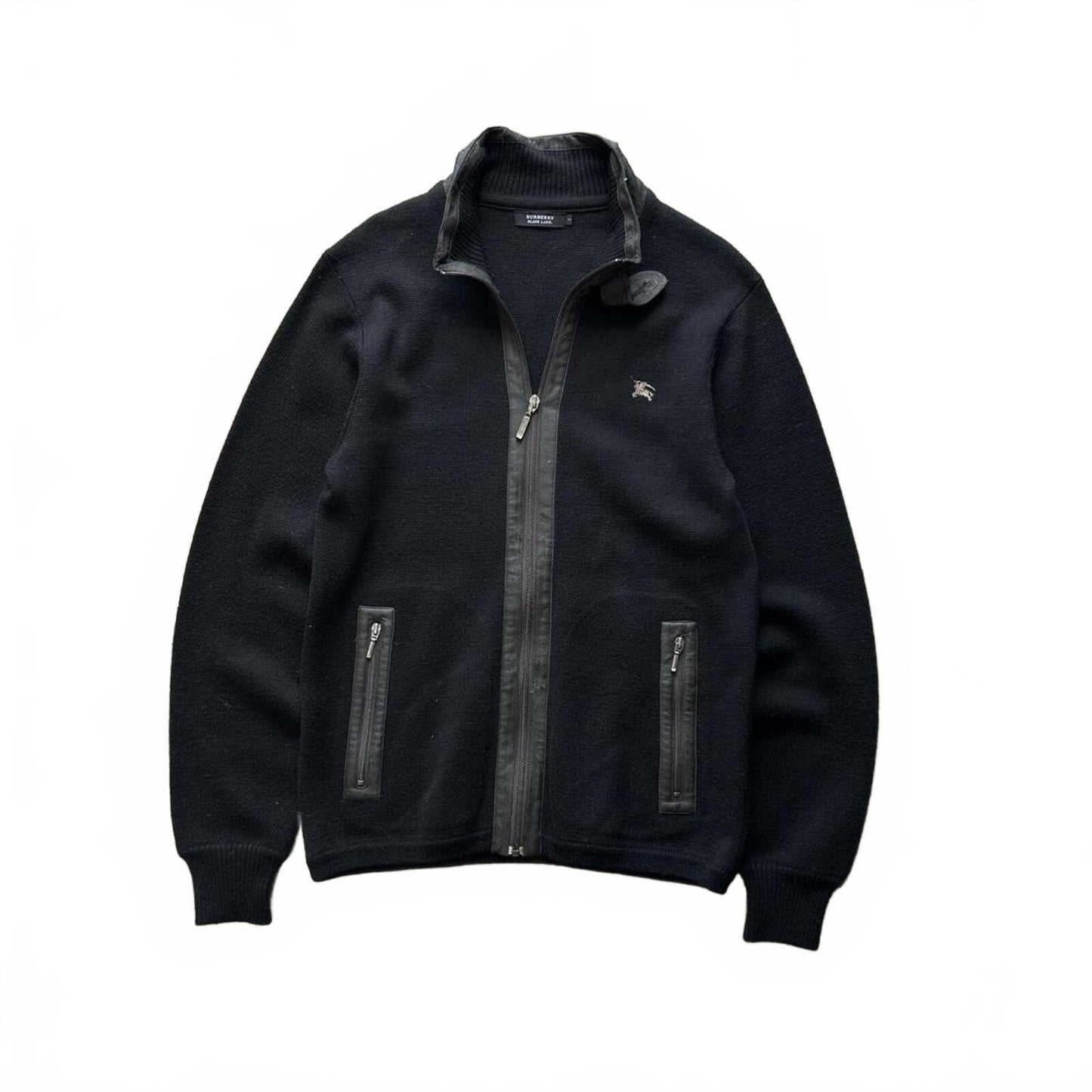 Burberry Black Label Knit Zip Up Jumper S