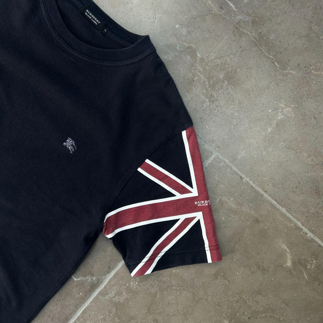 Burberry Black Label Union Jack Short Sleeve T Shirt S