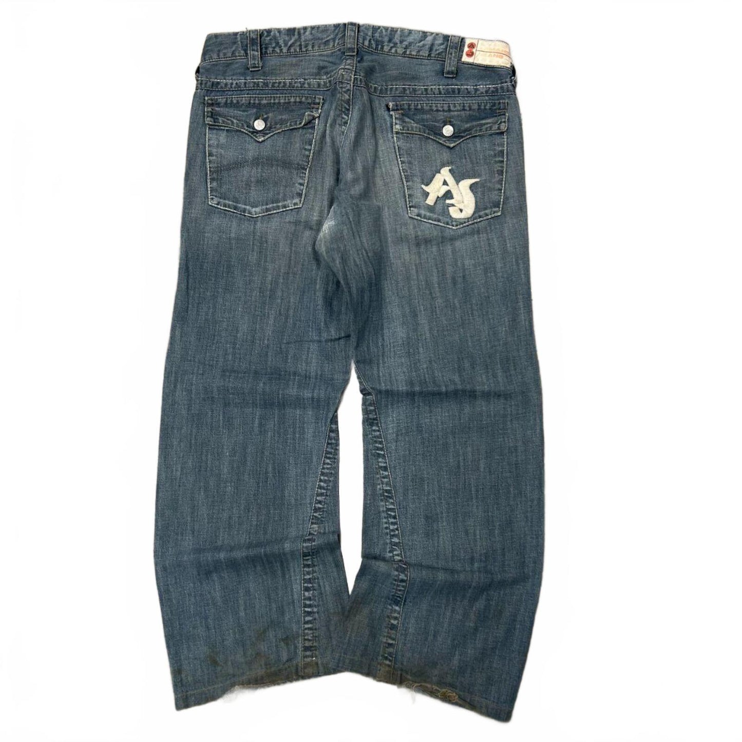 Vintage Armani Jeans Relaxed Baggy Logo Jeans W36 L29