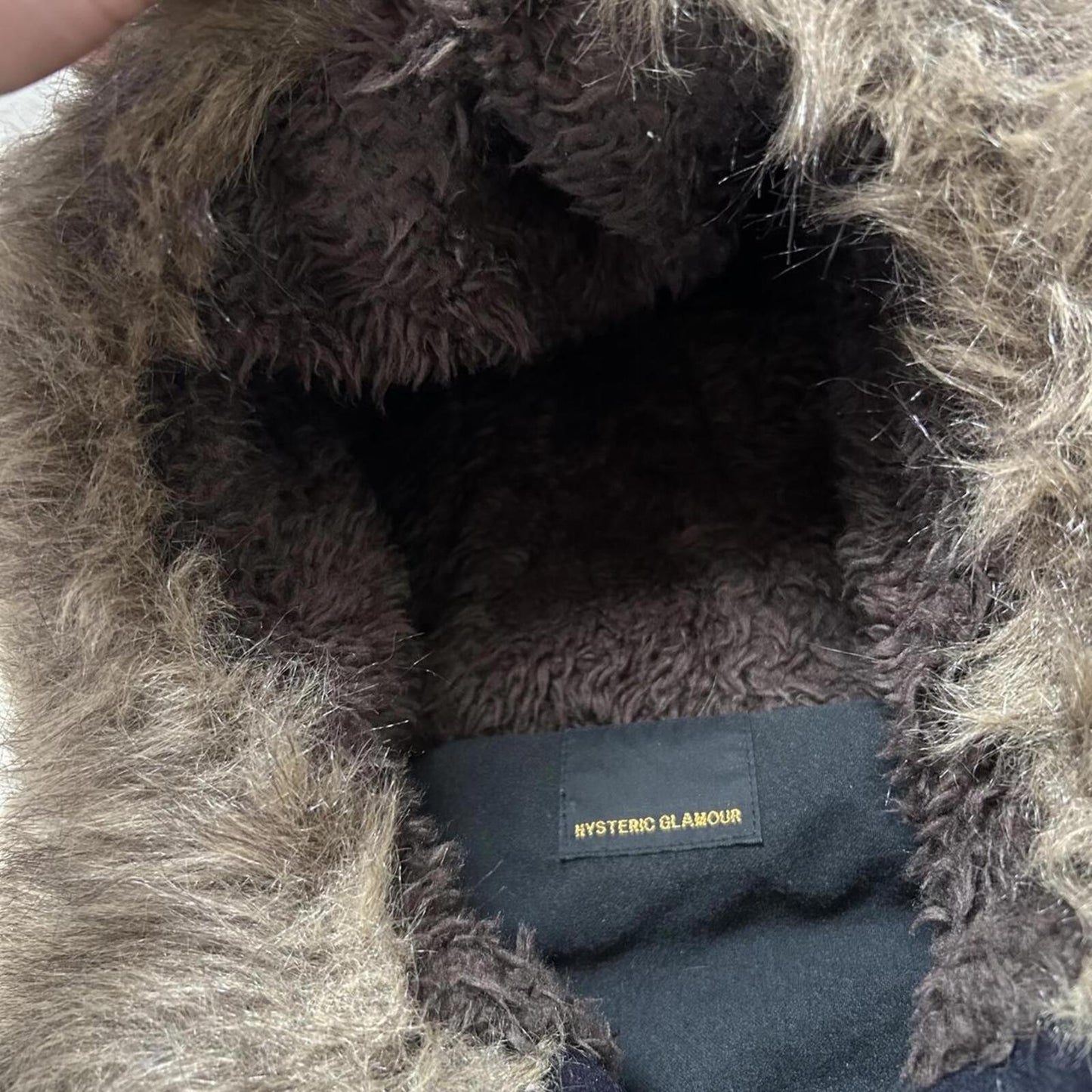 Hysteric Glamour Fur Hood Bomber Jacket M