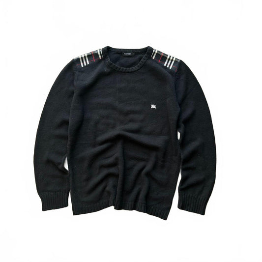 Burberry Black Label Nova Check Knit Jumper M